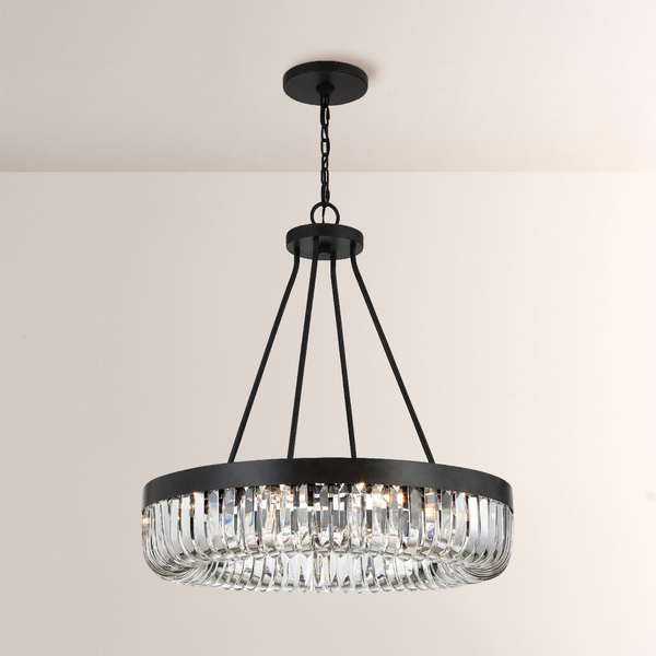 Alister 1-Tier 10 Light Chandelier 28"