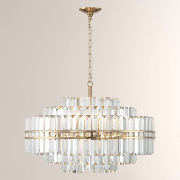 Hayes Round Crystal 16 Light Chandelier