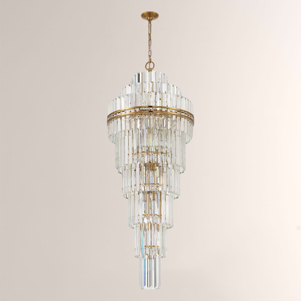 Hayes Multi-Layer Crystal 31 Light Chandelier