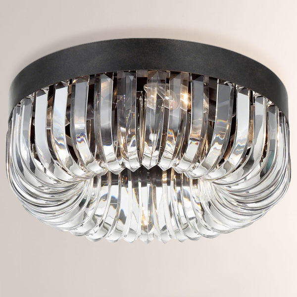 Alister 5 Light Round Flushmount 15"