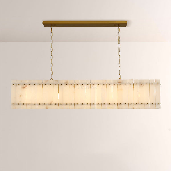 Amelia Alabaster Linear Chandelier
