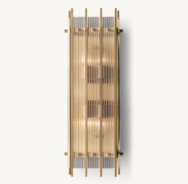 Amelia Glass Rectangular Wall Sconce