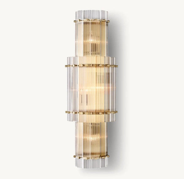 Amelia Glass Round Wall Sconce