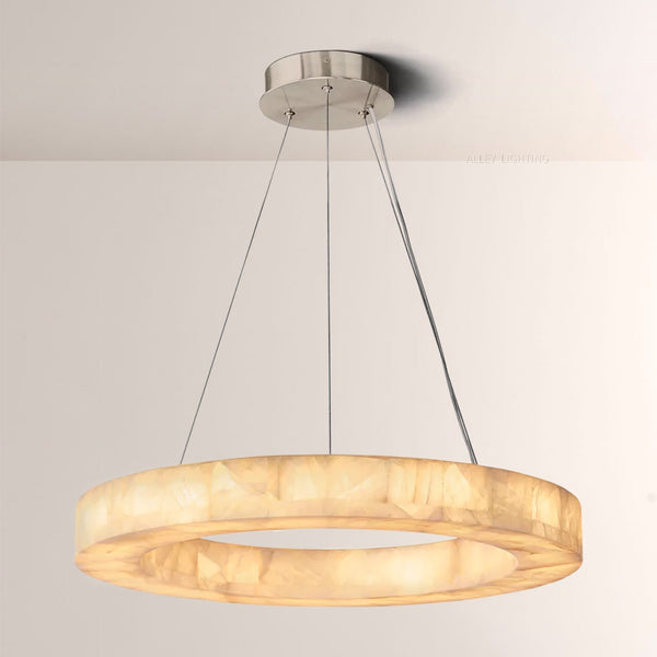 Derive Calcite Round Chandelier 31"40"60"
