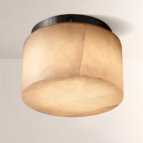 Derive Calcite Round Flushmount 6"10"14"