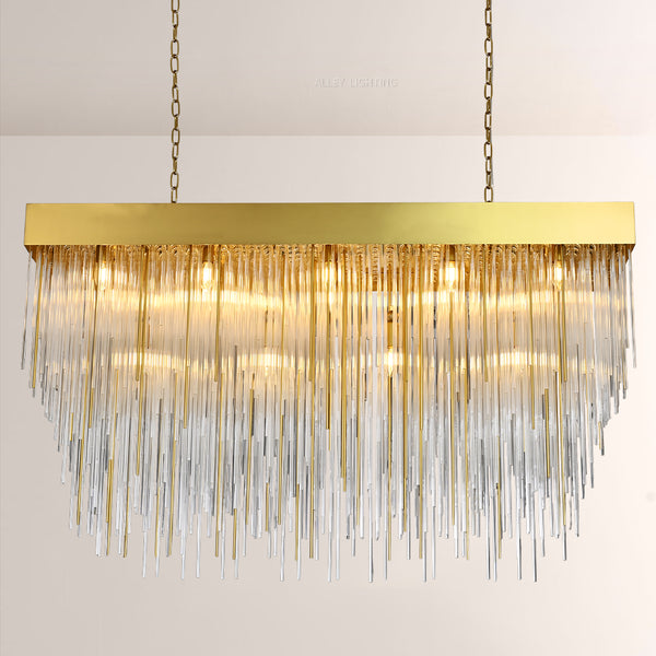 Cassie Rectangular Chandelier 54"
