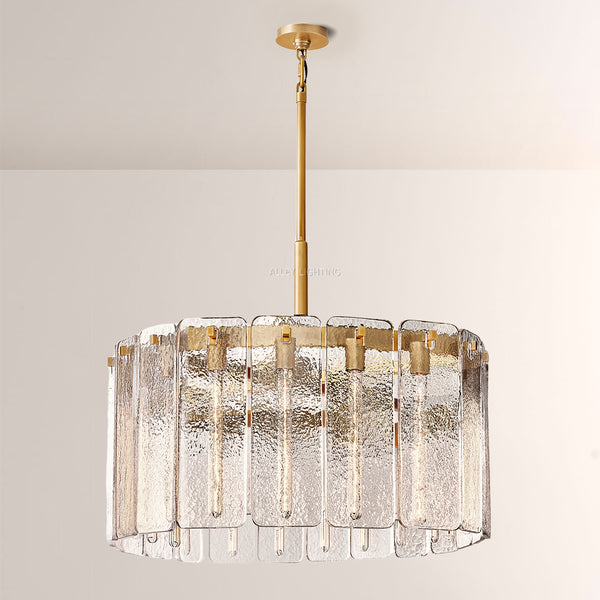 Camelot Glass Round Chandelier 36"D