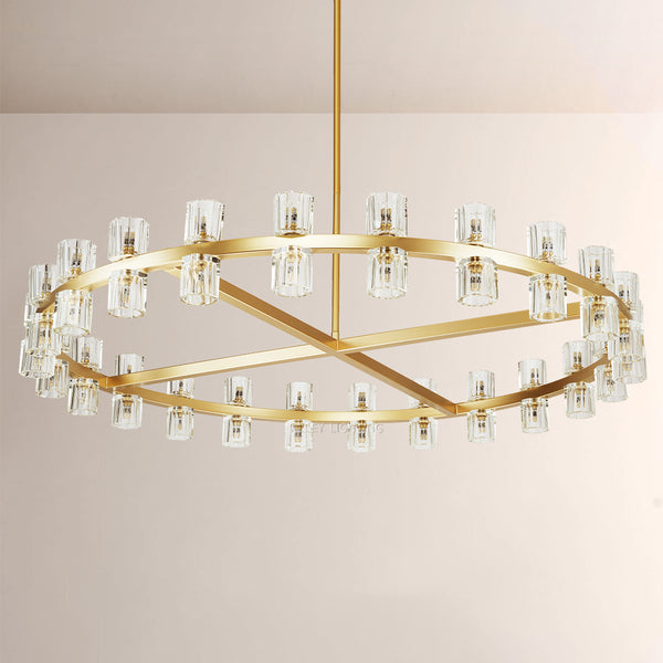 Aurora Wine-Glass Round Chandelier 48"