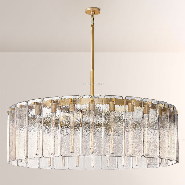 Camelot Glass Round Chandelier 48"D