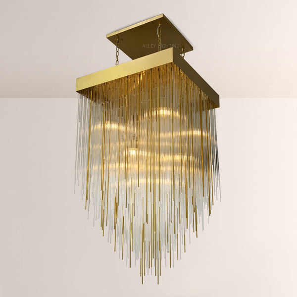 Cassie Square Chandelier 30"