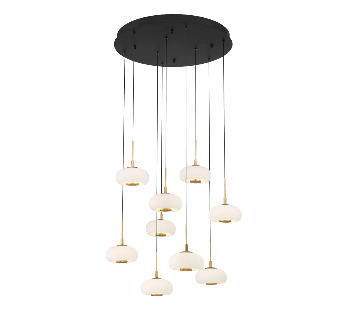 Lanterns 9 Light Round LED Chanderlier,Chandelier Creative – Alleylighting