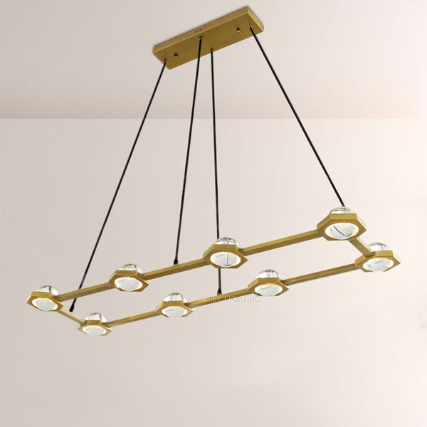 Besty Rectangular Chandelier 54"
