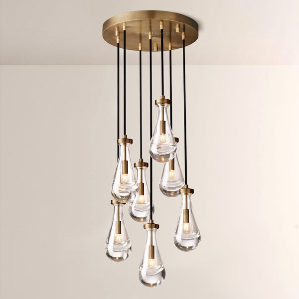 Raindrop Round Chandelier 18"