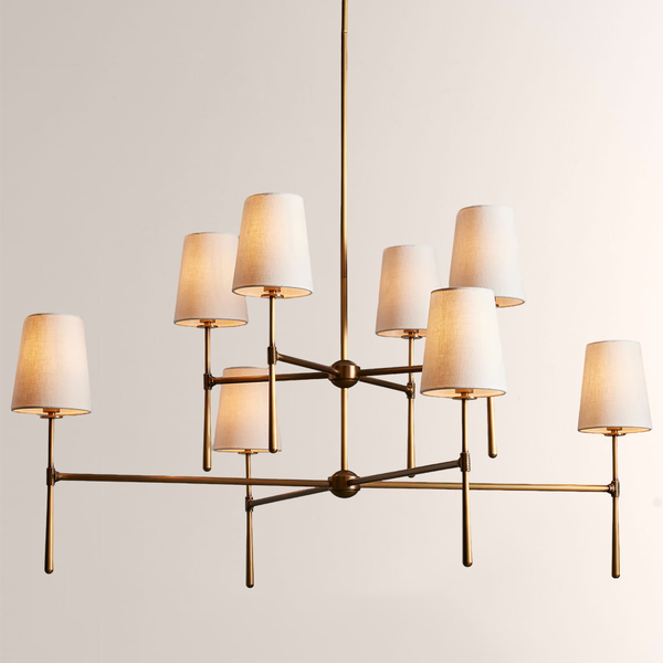 Rhodes 2-Tier Round Chandelier For Living Room