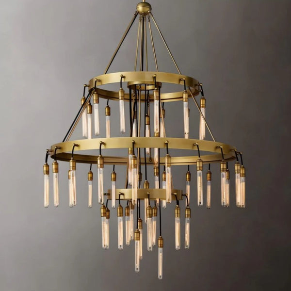 Sidero 3-Tier Round Chandelier