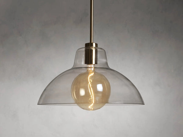 Bauer Dome Pendant with Bulb